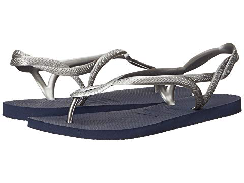 havaianas luna navy blue