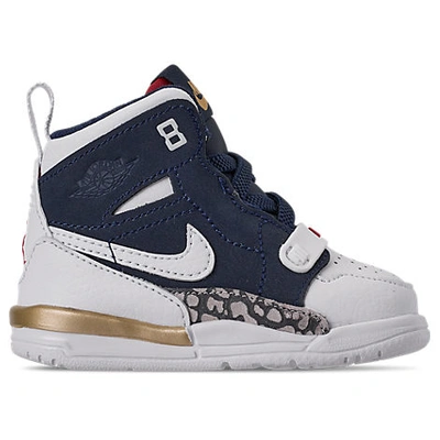 Shop Nike Boys' Toddler Air Jordan Legacy 312 Off-court Shoes In Blue Size 6.0 Leather