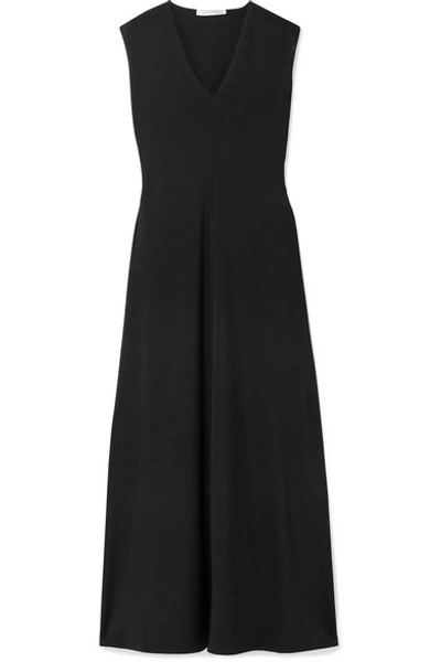 Shop The Row Nelissa Stretch-jersey Maxi Dress In Black