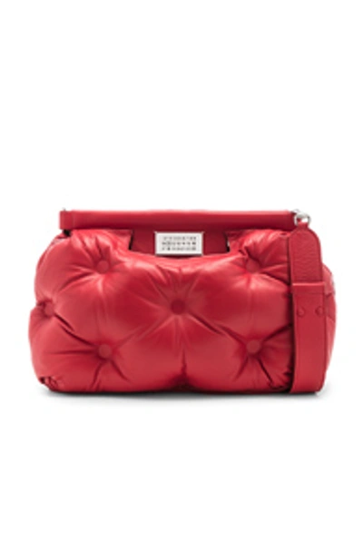 Shop Maison Margiela Glam Slam Shoulder Bag In Red In Haute Red