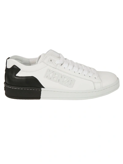 Shop Kenzo Tennix Sneakers In Black