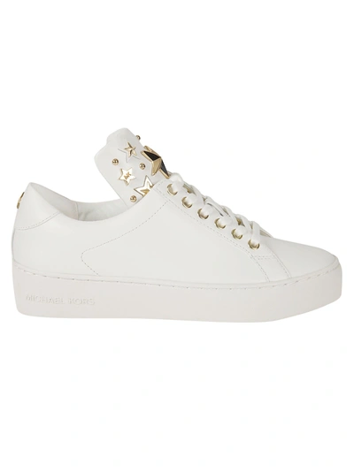 Shop Michael Kors Mindy Sneakers In Optic White