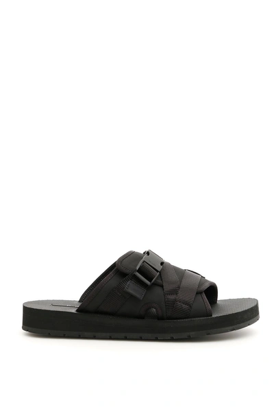 Shop Prada Slam Jam Slides In Nero|nero