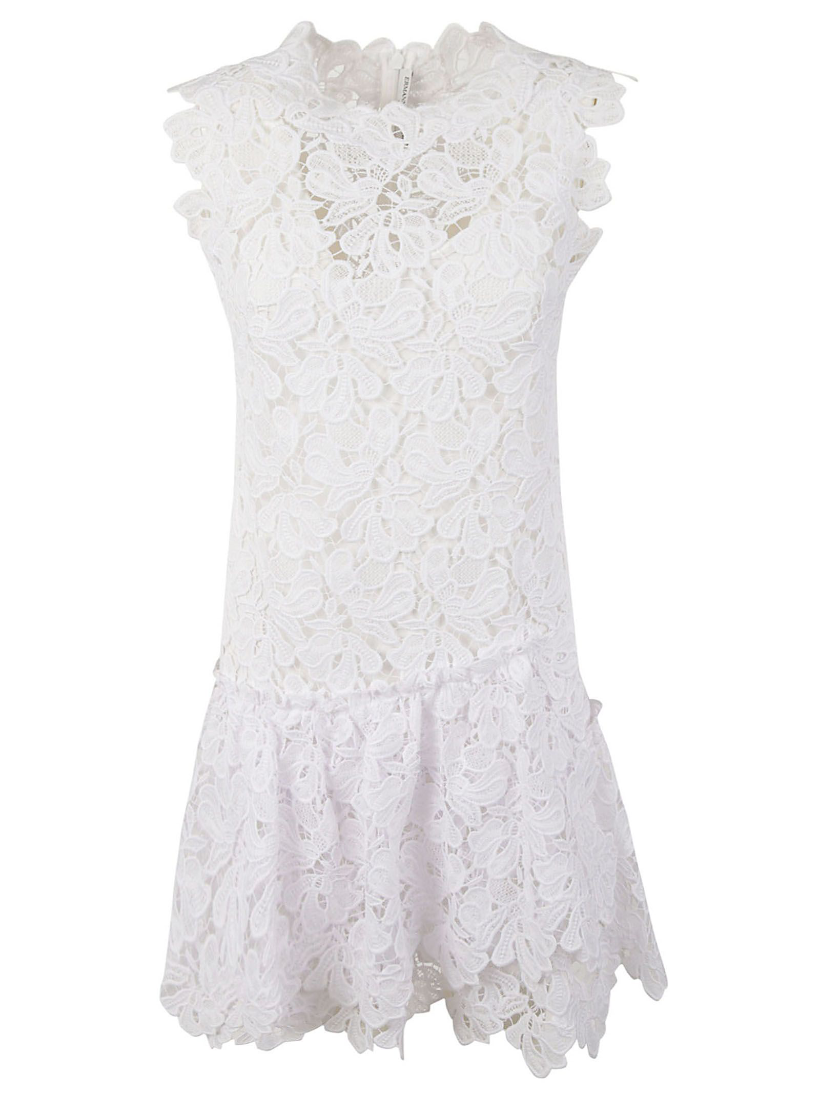ermanno scervino white lace dress
