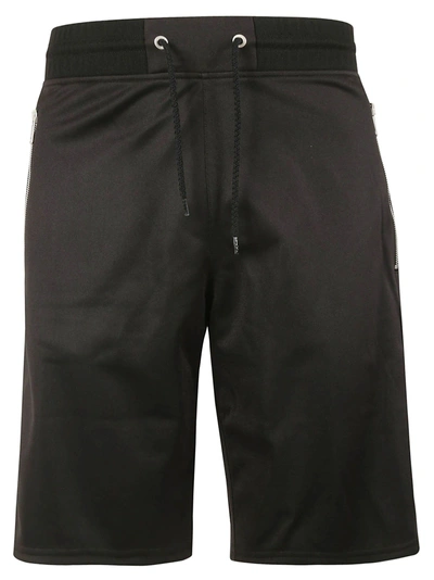 Shop Givenchy 4g Side Band Shorts In Black