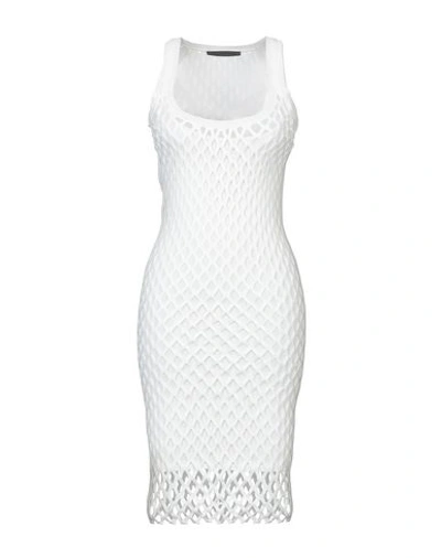 Shop Alexander Wang Knee-length Dresses In White