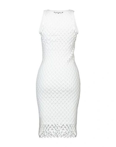 Shop Alexander Wang Knee-length Dresses In White