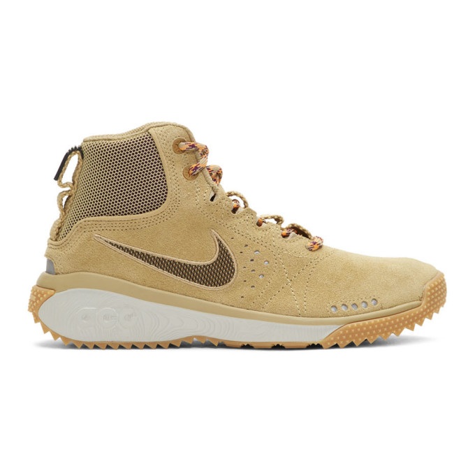 Nike Acg Beige Acg Angels Rest High-top Sneakers In 200 Parachu | ModeSens