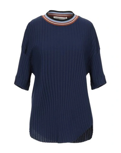 Shop Tela Sweater In Dark Blue