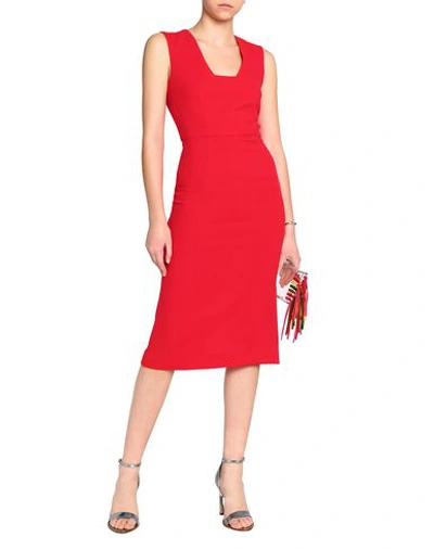 Shop Antonio Berardi Knee-length Dress In Brick Red