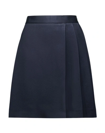 Shop Msgm Mini Skirts In Black