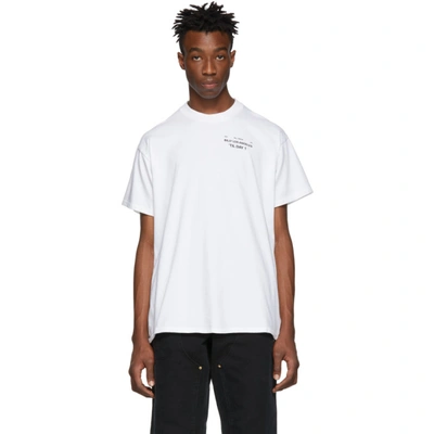Shop Billy White Small Collection Logo T-shirt In Optic White