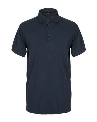Shop Jeordie's Man Polo Shirt Midnight Blue Size Xl Supima