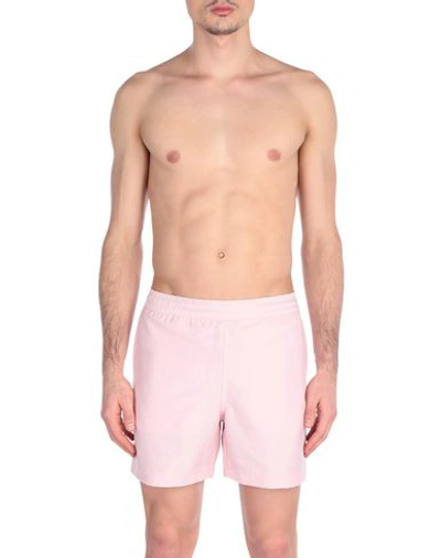 Shop Carhartt Man Swim Trunks Pink Size Xl Polyester