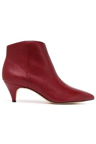 Shop Sam Edelman Woman Leather Ankle Boots Merlot