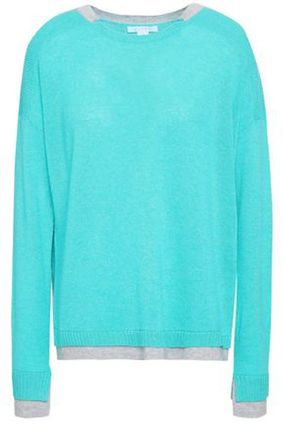 Shop Duffy Cashmere Sweater In Turquoise