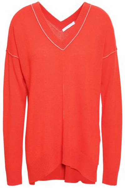 Shop Duffy Woman Cashmere Sweater Coral