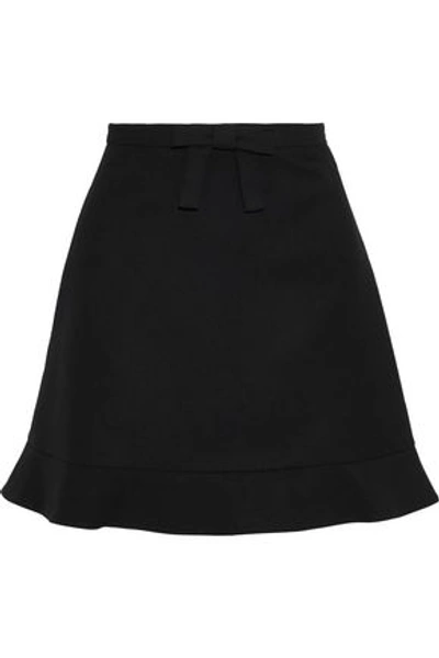 Shop Red Valentino Woman Mini Skirt Black