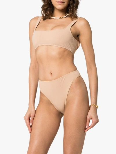 Shop Rochelle Sara The Reynolds Bikini Set In Nude