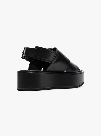 Shop Ann Demeulemeester '55' Flatform-sandalen In 099 Black
