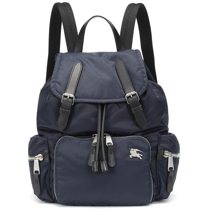 Shop Burberry The Medium Rucksack Backpack In Blue