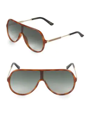 gucci 99mm shield sunglasses