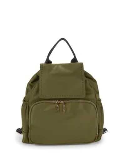 Shop Milly Backpack Diaper Bag In Khaki