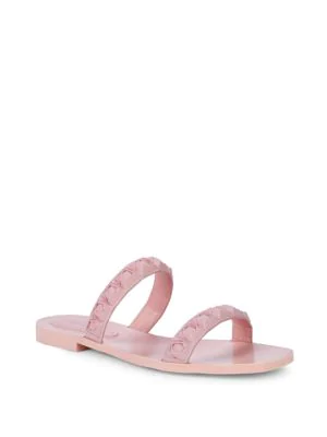 stuart weitzman rosita dual strap slide sandal