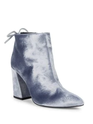 stuart weitzman velvet booties
