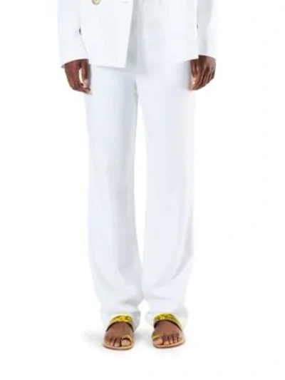 Shop Tibi Sebastian High-rise Suiting Pants In White