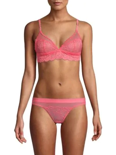 Shop Stella Mccartney Sophie Surprising Soft Cup Bra In Azalea