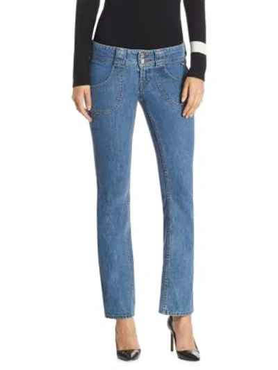 Shop J Brand Bella Freud X  Boy Girl Cropped Jeans In Electrify