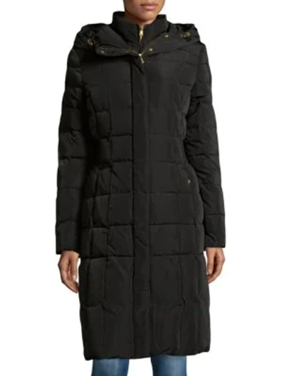 Cole Haan Women's Hooded Puffer Coat In Black