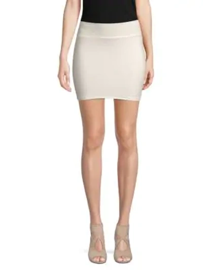 Shop Rachel Pally Bandage Mini Skirt In White