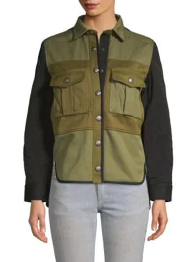 Shop Zadig & Voltaire Timber Cargo Shirt Jacket In Lier