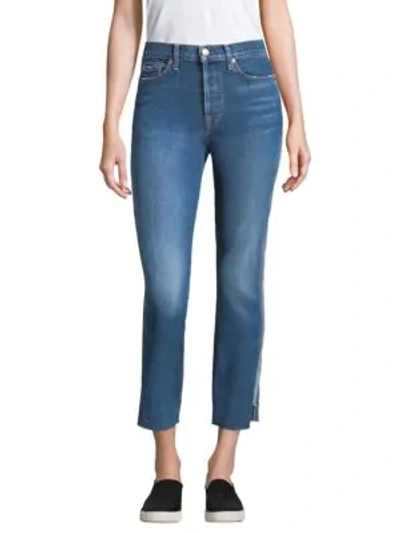 Shop 7 For All Mankind Edie Cropped Jeans In Mojave Dusk