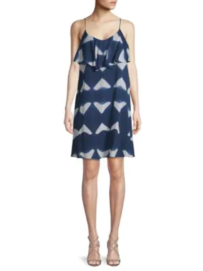 Shop Antik Batik Cotton Sun Dress In Indigo