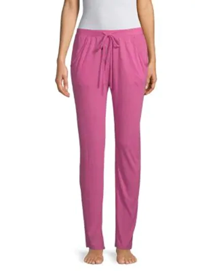 Shop Josie Classic Drawstring Pants In Pink