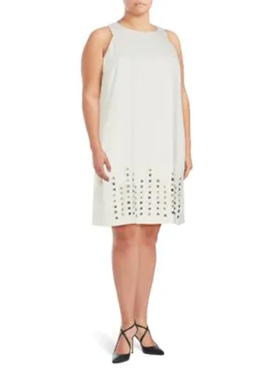 Shop Rachel Rachel Roy Plus Plus Sleeveless Embellished Dress In White