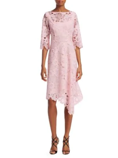 Shop Nanette Lepore Bailamos Tea Dress In Pale Pink