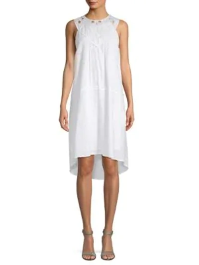Shop Kas New York Helen Eyelet Dress In White