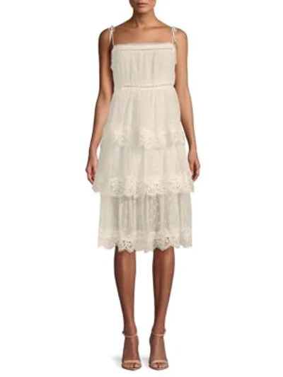 Shop Few Moda Tiered Tulle Dress In White