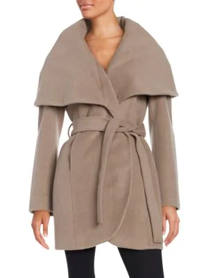 t tahari marla wrap coat