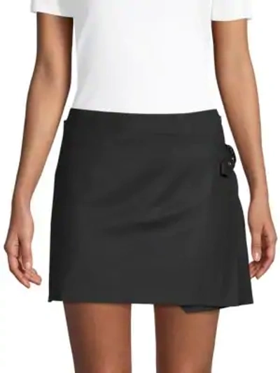 Shop Helmut Lang Pleated Mini Skirt In Black