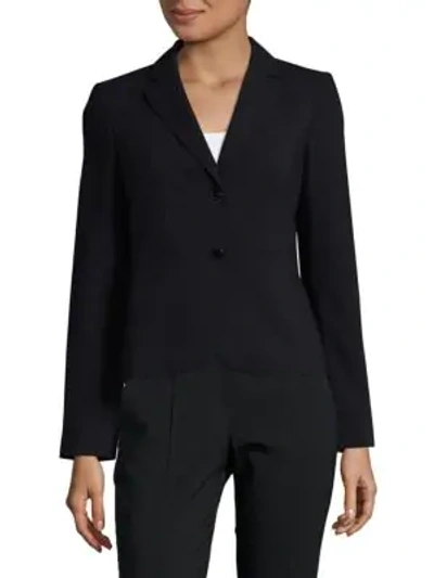 Shop Calvin Klein 2-button Blazer In Navy