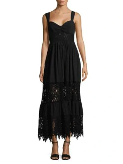 Shop Free People Caught Your Eye Maxi Dress In Black