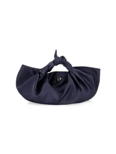 Shop The Row Women's Ascot Two Satin Hobo Bag In Navy