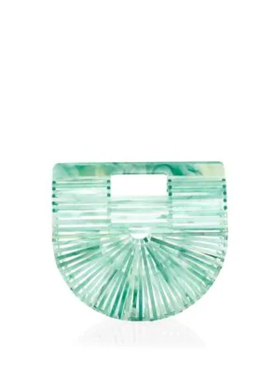 Shop Cult Gaia Mini Ark Acrylic Bag In Seaglass