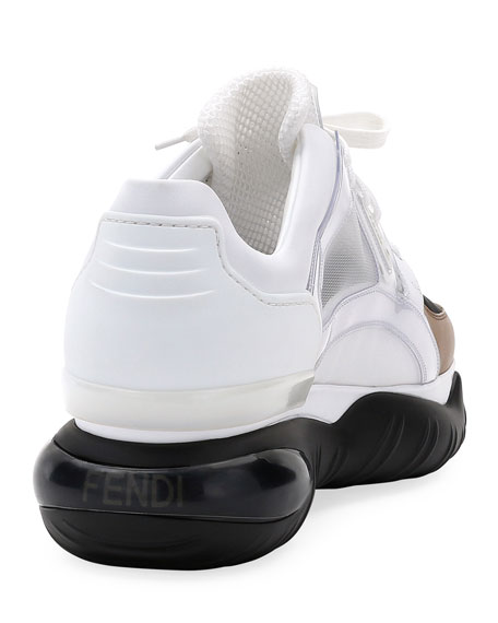 fendi chunky monogram runner sneakers