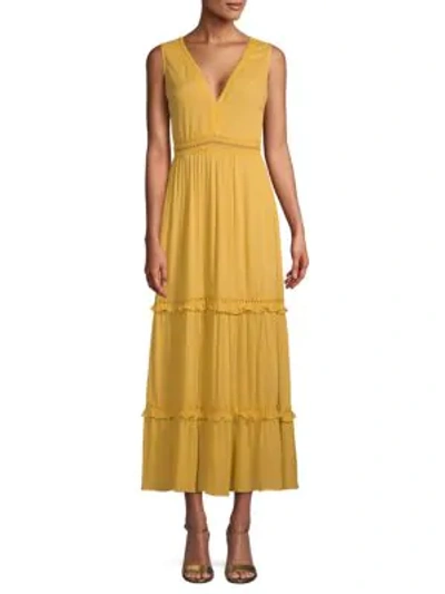 Shop Cirana Sleeveless Maxi Dress In Mustard